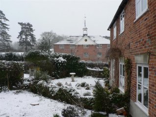 Whitchurch Silk Mill in the Snow